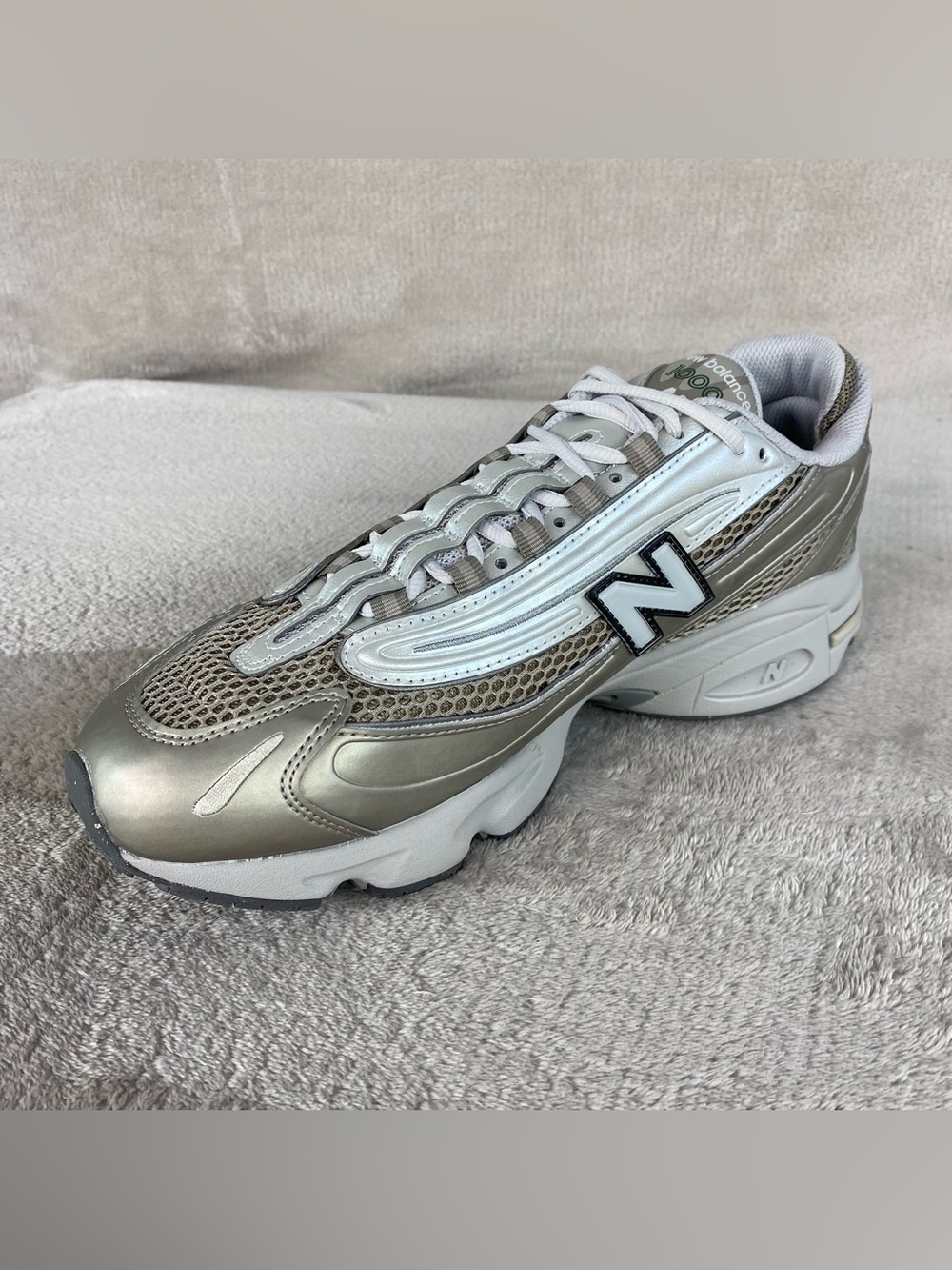 New Balance 1000 Mens Size 10 Light Silver Arid Stone Running Shoes M1000N NEW - Picture 4 of 10